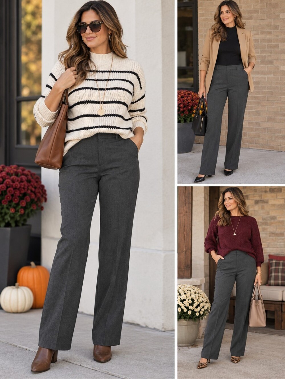 Josephine Women’s Granite Gray Stretch Dress Pants Size 12